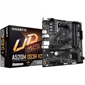 ����������� ����� Gigabyte A520M DS3H V2 AM4 A520 DDR4 DVI/HDMI