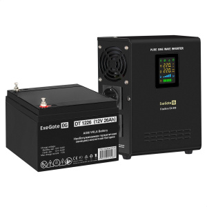 ���� ������ ��� EX295996RUS + ������� 26A� EX282970RUS ExeGate FineSine SX-800.LCD.AVR.2SH ��������-�������� ������������