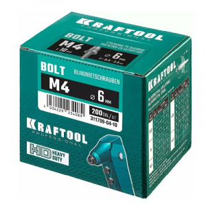 �������� KRAFTOOL Bolt �4 � 8 ��, ����� 10 ��, 200 �� (311709-04-10)