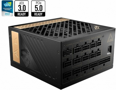 ���� ������� MSI MEG Ai1300P PCIE5, 1300W, 306-7ZP4A11-CE0 80+ Platinum, black