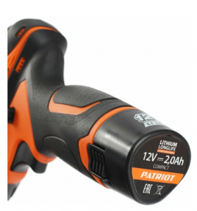 ����� ���������� PATRIOT 180201115, ��� ������� Li-Ion, 12V, orange