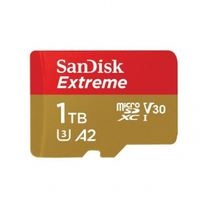 ���� ������ ����� ������ SanDisk microSDXC 1024GB Extreme ��� �������� �� SD ��������-�������� ������������