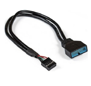 ���������� ExeGate EX-CC-U3U2-0.3 USB 2.0-USB 3.0 black