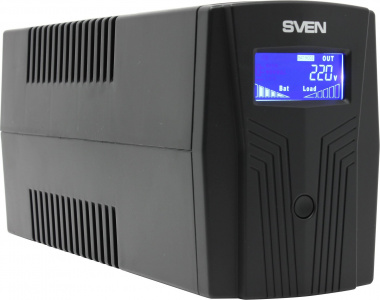 ���� ������ ��� SVEN Pro 650 650VA/90W (LCD, USB, RG-45, 2 EURO) ������ ��������-�������� ������������