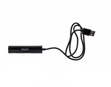 ���� ������ USB-��� Buro BU-HUB4-0.5R-U2.0, black ��������-�������� ������������