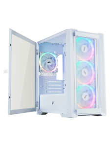 ������ ��� ���������� 1STPLAYER TRILOBITE T4-G GLASS ARGB / mATX / 4x120mm ARGB fans (T4-G-WH-4FS7-W) �����