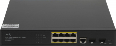 ���������� Cudy GS2008PS2 ������, L2, 8x1����/� 2SFP 8PoE+ 120W �����������