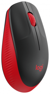 ���� ���� Logitech M190 Wireless Mouse, Red ��������-�������� ������������