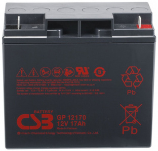 ���� ������ �������������� ������� CSB GP 12170 (12V 17Ah) ��������-�������� ������������