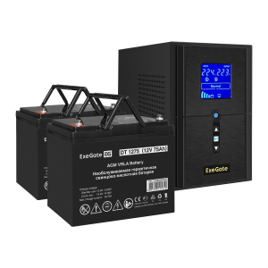 ���� ������ �������� ��� ExeGate EX295987RUS + ������� 75A� EX282983RUS 2�� SineTower SZ-1000.LCD.AVR.2SH.1C13.U ��������-�������� ������������