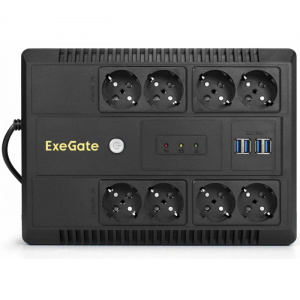 ���� ������ ���� �������������� ������� ExeGate NEO NNB-600.LED.AVR.8SH.CH 600��/360�� EX293853RUS black ��������-�������� ������������