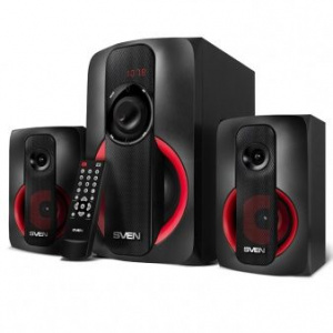 ���� ������ ������� Sven MS-304 black/red ��������-�������� ������������