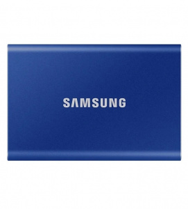���� ������ SSD-���������� ������� Samsung T7 External 2Tb (MU-PC2T0H/WW), blue ��������-�������� ������������