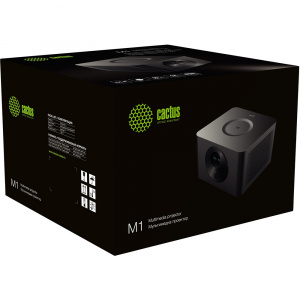 ���� ������ �������� Cactus CS-M1.SG DLP 9600Lm, Black ��������-�������� ������������