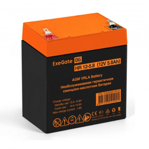 ���� ������ �������������� ������� Exegate HR 12-5.8 12� 5.8�� EX285951RUS black-orange ��������-�������� ������������