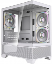������ ��� ���������� Powercase Vision Micro M4W, Tempered Glass, Type-C, 3x 120mm ARGB PWM Fan, ARGB+PWM HUB, �����