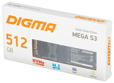 SSD-���������� Digma 512Gb M.2 2280 DGSM3512GS33T