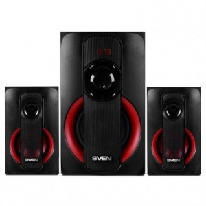 ���� ������ ������� Sven MS-304 black/red ��������-�������� ������������