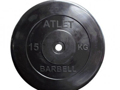 ���� ������ ���� ��� ������ MB Barbell (26 �� 15 ��), Black ��������-�������� ������������