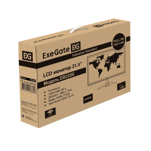 ���� ������ ������� 21.5" ExeGateEB2200, EX294423RUS black ��������-�������� ������������