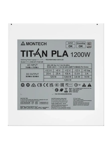 ���� ������� Montech TITAN PLA 1200W ATX 3.1, APFC, 80 PLUS Platinum (TIX0126) �����