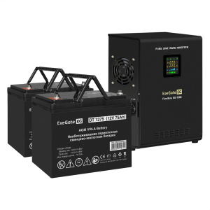 ���� ������ �������� ��� ExeGate FineSine SX-1500.LCD.AVR.2SH EX295998RUS + ������� 75A� EX282983RUS 2�� ������ ��������-�������� ������������