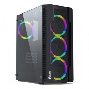 ������ ��� ���������� Powercase Mistral X4 Mesh LED Tempered Glass
