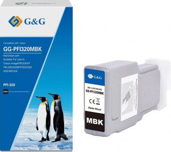 ���� ������ �������� �������� G&G GG-PFI320MBK PFI-320MBK ������ ������� (300��) ��� Canon ��������-�������� ������������