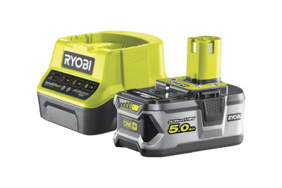 �������������� ������� Ryobi ONE+ Li-Ion ����������� 5.0A� + �������� ���������� RC18120, RC18120-150