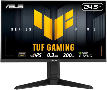 ���� ������ ������� 24.5" Asus TUF Gaming VG259QL5A ������ 1920x1080/200Hz/IPS/1ms/HDMI/DP ��������-�������� ������������