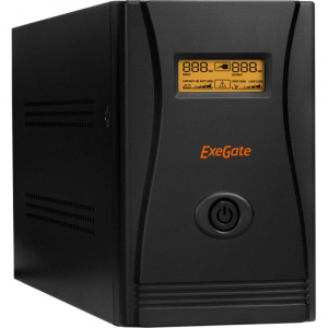 ���� ������ ���� �������������� ������� ExeGate SpecialPro Smart LLB-1000.LCD.AVR.C13.RJ.USB 1000VA/650W, LCD, AVR, 6*IEC-C13, RJ45/11 ��������-�������� ������������