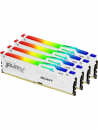 ����������� ������ Kingston 64GB 6000MT/s DDR5 CL40 DIMM (Kit of 4) FURY Beast White RGB XMP �����