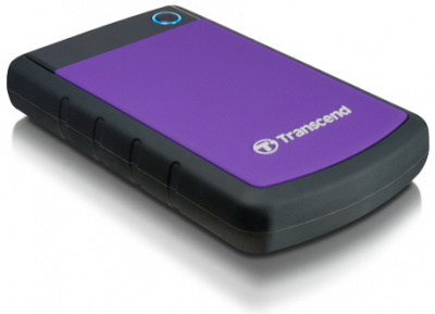 ���� ������ ������� ���� ������� 1Tb Transcend StoreJet TS1TSJ25H3P 2.5", USB 3.0 purpur ��������-�������� ������������