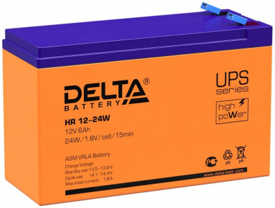 ���� ������ �������������� ������� DELTA Battery HR 12-24W 12� 6 ��� ��������-�������� ������������