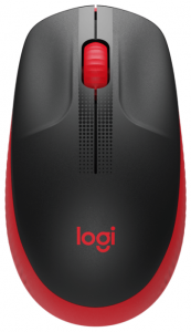���� ���� Logitech M190 Wireless Mouse, Red ��������-�������� ������������