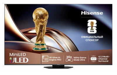 ��-��������� Hisense 55U8Q �������-�����, 55" LED 4K Ultra HD 120Hz MEMC