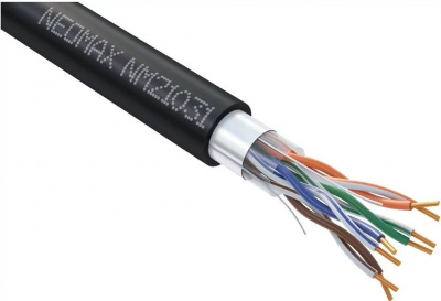 ������ NEOMAX NM21031 F/UTP cat.5e 4 ���� (305 �) 0.48 �� (24 AWG) ����, �������, PE, ������