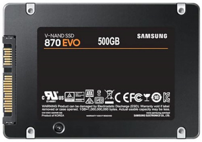 SSD-���������� Samsung 870 EVO 500 �� SATA MZ-77E500B/KR