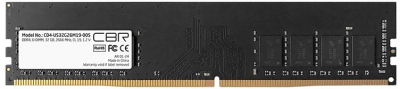 ����������� ������ CBR CD4-US32G26M19-00S PC4-21300, ������ (DDR4 DIMM (UDIMM) 32GB 2666MHz)