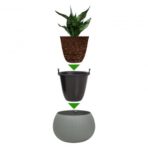 ����� Prosperplast Beton Bowl DKB290-422U, beton