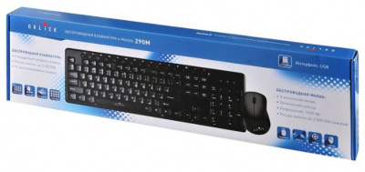 ���� ������ ���������� + ���� Oklick 290M Black USB ��������-�������� ������������