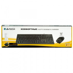 ���� ������ ���������� + ���� A4Tech KR-8520D Black USB ��������-�������� ������������
