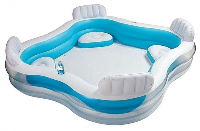 ���� ������ ������� �������� Intex Swim Center Family Lounge 56475 (229�229�66 ��) ��������-�������� ������������