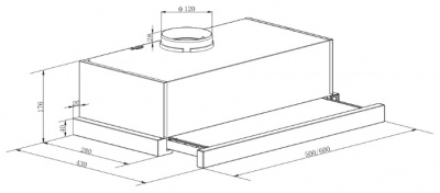 ������� ������������ Lex Hubble 600 Inox