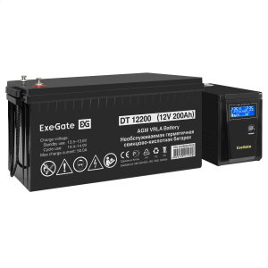 ���� ������ ��� EX295986RUS + ������� 200A� EX282991RUS ExeGate SineTower SZ-600.LCD.AVR.1SH ��������-�������� ������������