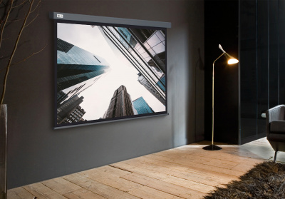 ���� ������ ����� ��� ��������� Cactus Wallscreen CS-PSW-183X244-SG, 183x244 ��, gray ��������-�������� ������������