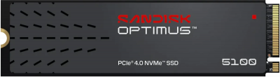 SSD-���������� SanDisk Optimus 5100 M.2 2280 NVMe 500Gb, 6600MBs/5600MBs TBW 300, SDSP