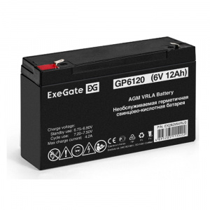 ���� ������ �������������� ������� ExeGate GP6120 6�/12�� black ��������-�������� ������������
