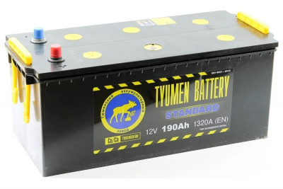 ���� ������ �������������� ������� TYUMEN BATTERY ������ standard 6�� -190 l (TNS190(4.0)) ������ ��������-�������� ������������