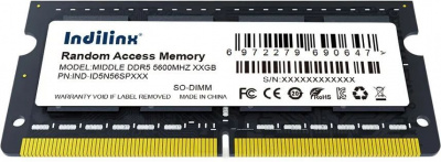 ����������� ������ Indilinx DDR5 SO-DIMM 16Gb, 5600Mhz, IND-ID5N56SP16X CL47